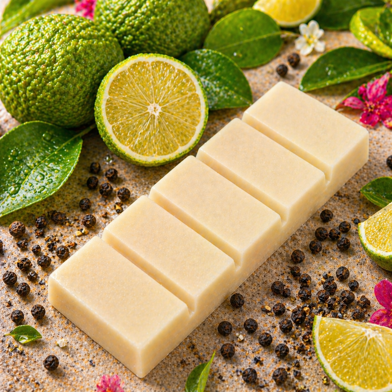Wax melt snap bar with essential oils