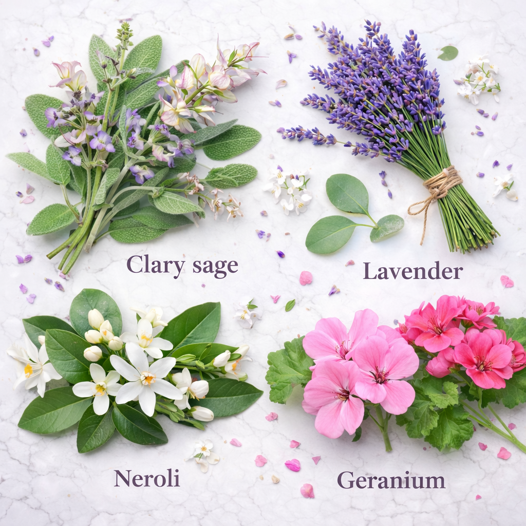 Floral Relief Essential oil candles,  Aromatherapy Candles, mood boosting blends, soy wax vegan natural scents