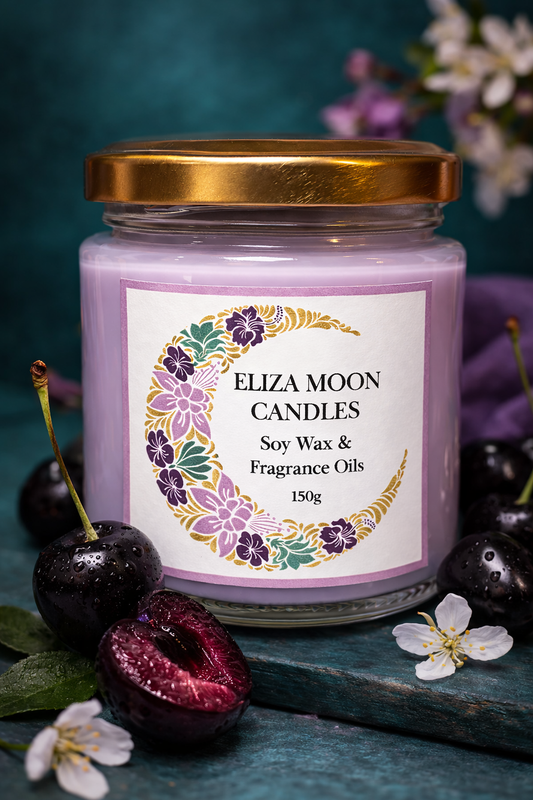 Black Cherry Soy Wax Candle