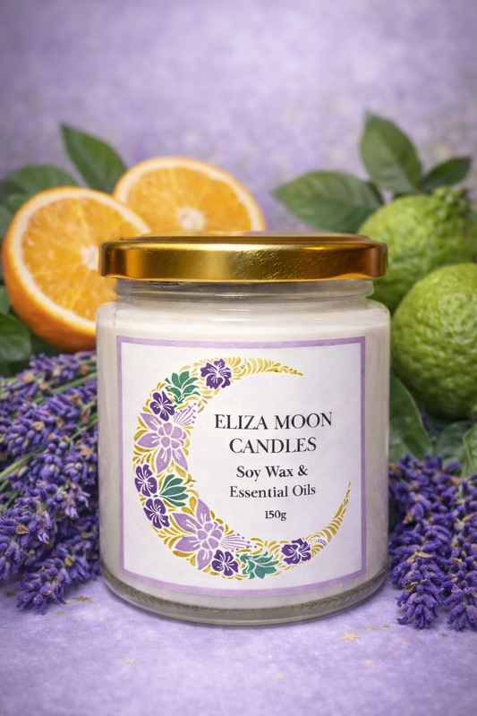 Positivity Essential oil candles,  Aromatherapy Candles, mood boosting blends, soy wax vegan natural scents