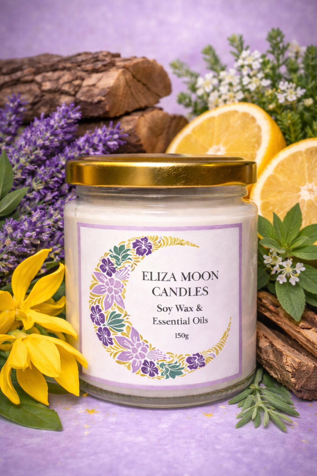 Time to Dream Essential oil candles,  Aromatherapy Candles, mood boosting blends, soy wax vegan natural scents